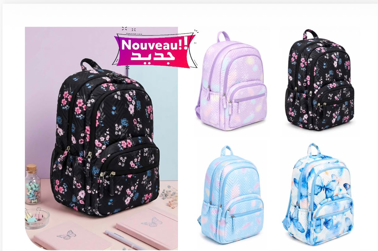 Sac à dos fille pastel