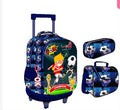 Pack trolley football bleu